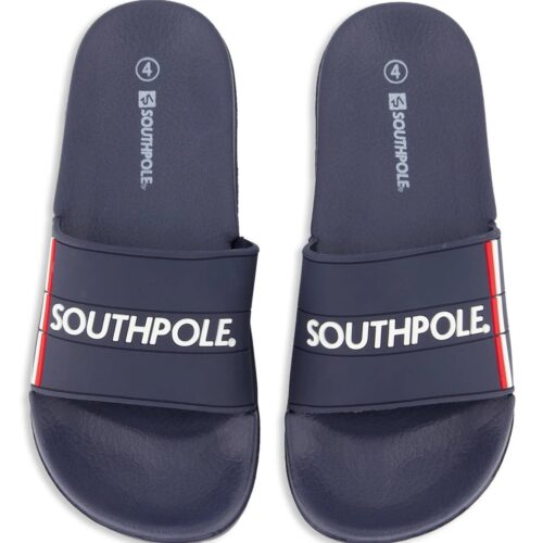 Boys Southpole Stripe Detail Slides