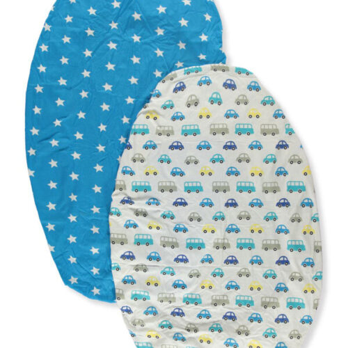 Everyday Kids 2 Pack Fitted Crib Sheets