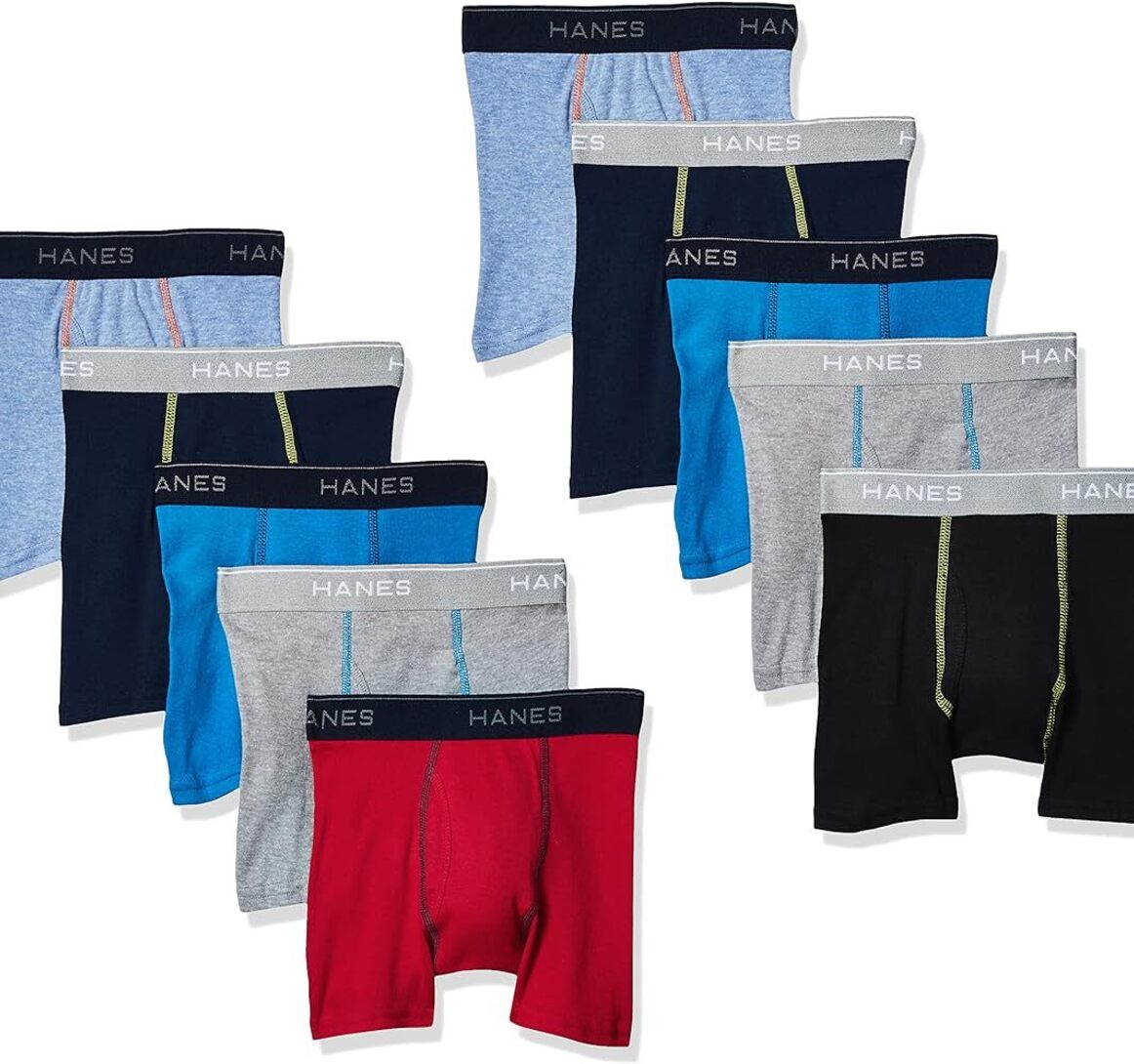 Hanes Boys Comfort Flex Waistband Moisture Wicking Boxer Briefs - Image 4