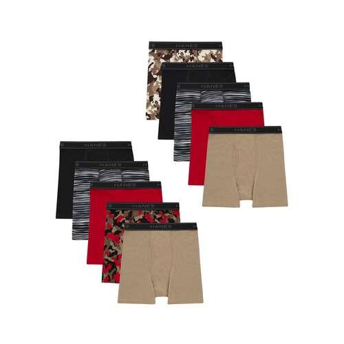 Hanes Boys Comfort Flex Waistband Moisture Wicking Boxer Briefs - Image 2