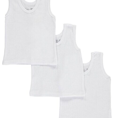 Baby Unisex White Tank Top