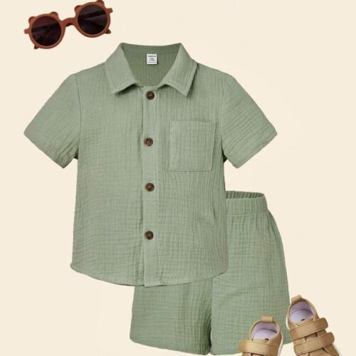 Baby Boys Shirt and Shorts Set