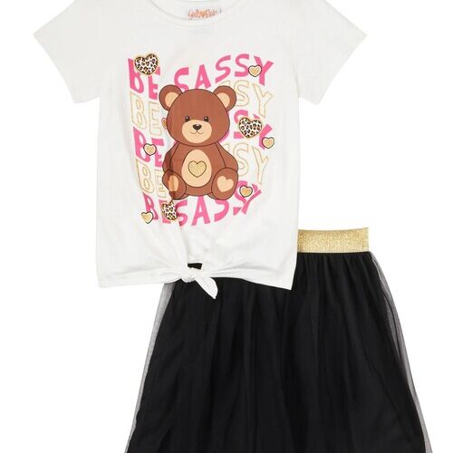 Toddler Girls Top and Tutu Skirt Set