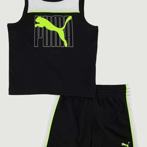 Baby Boy Puma Tank Top and Shorts 2pcs Set