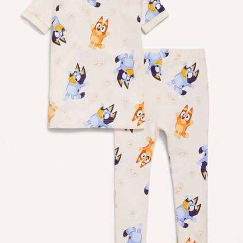 Toddler Bluey Print Snug Fit Pajama Set