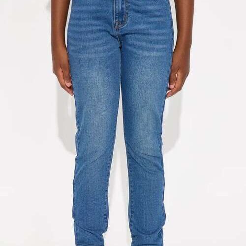 Girls Stretch Skinny Medium Wash Jeans