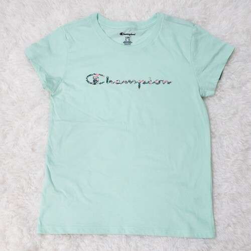 Girls Champion Print Rainbow T-Shirt
