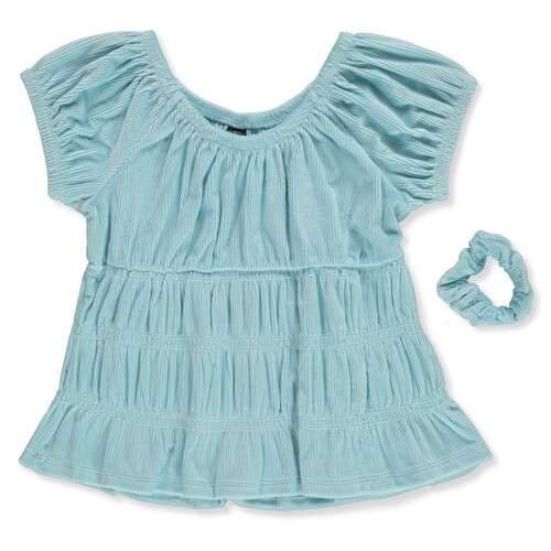 Toddler Girl 2Pc Top and Scrunchie Set
