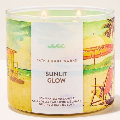 Bath and Body Works 3 Wick Candle - Sunlit Glow