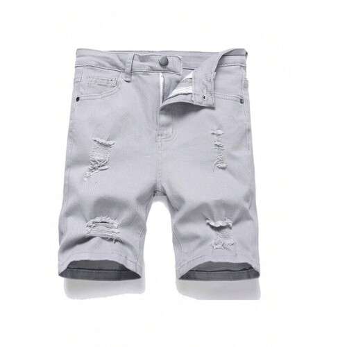 Boys Casual Distressed Denim Shorts