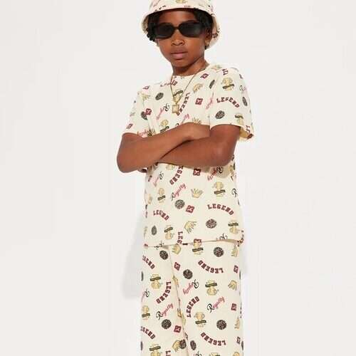 Boys 3Pcs Tee, Shorts and Bucket Hat Set