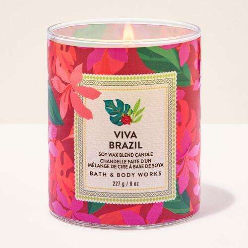 Bath and Body Works 1 Wick Candle - Viva Brazil