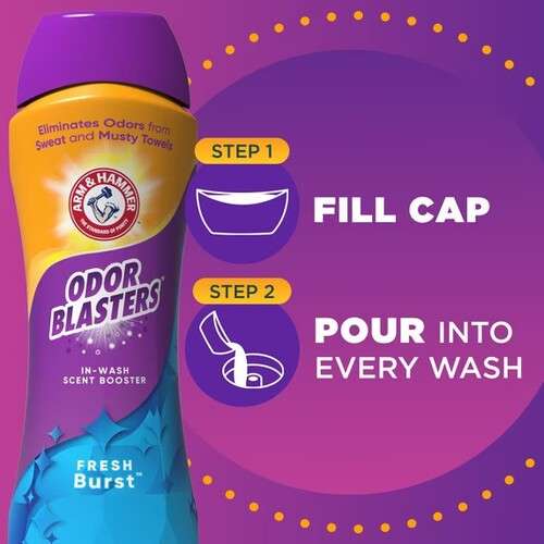 Arm And Hammer Odor Blaster Fresh Burst Laundry Scent Booster 24 Oz
