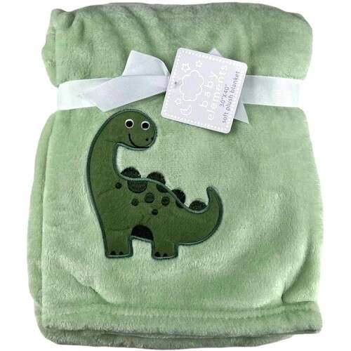 Baby Boy Dino Print Plush Blanket