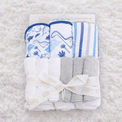 Baby Little Celebrity 9Pc Dino Print Bath Set