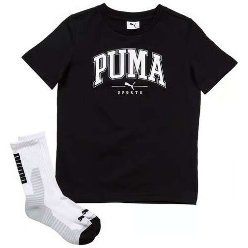 Boys 2Pcs Puma Short Sleeve T-Shirt and Sock Set