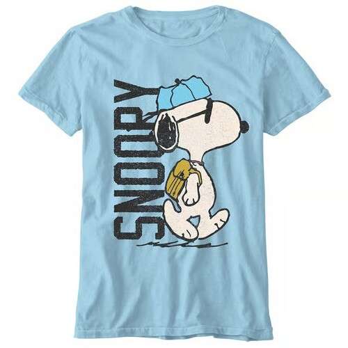 Boys Peanuts Snoopy Walk Short Sleeve Tee