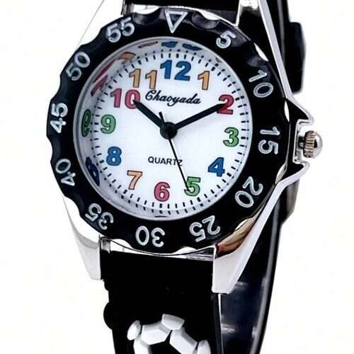 Boys Soccer Theme Cartoon Quartz Watch
