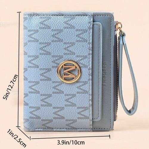 Embroidery Heart Design Small Wallet Purse